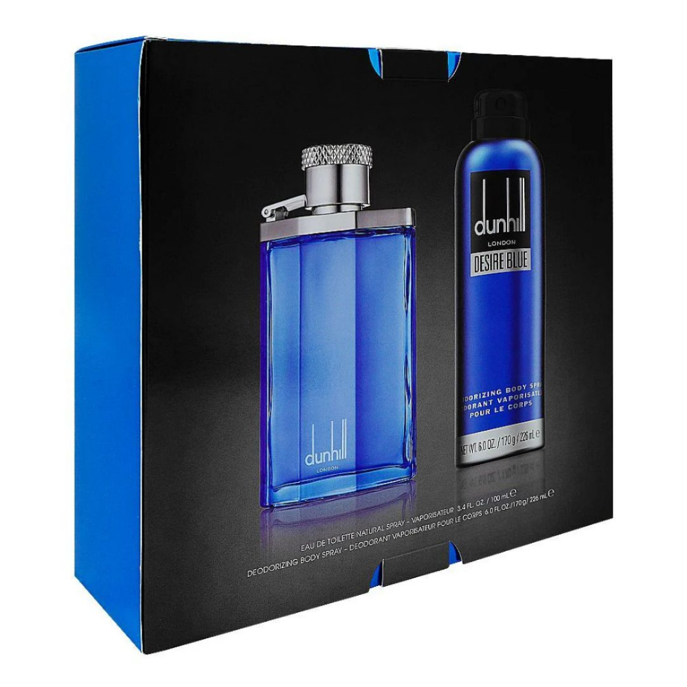 Dunhill Desire Blue for Men Gift Set EDT 100ml + Body Spray 226ml