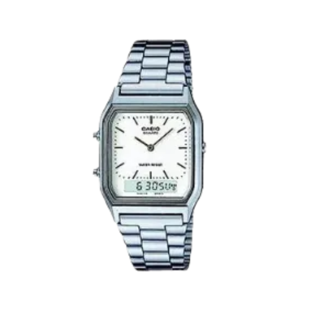 Casio AQ-230A-7DM Men’s Vintage Ana-Digi Quartz Watch