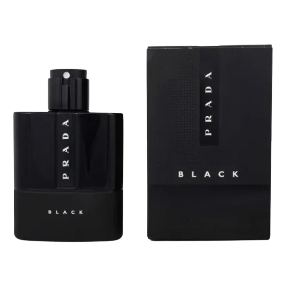 Prada Luna Rossa Black Eau de Parfum Spray for Men, 3.4 oz / 100 ml