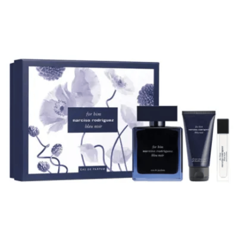 Narciso Rodriguez for Him Bleu Noir Eau de Parfum Set – 100ml + 10ml + 50ml Shower Gel