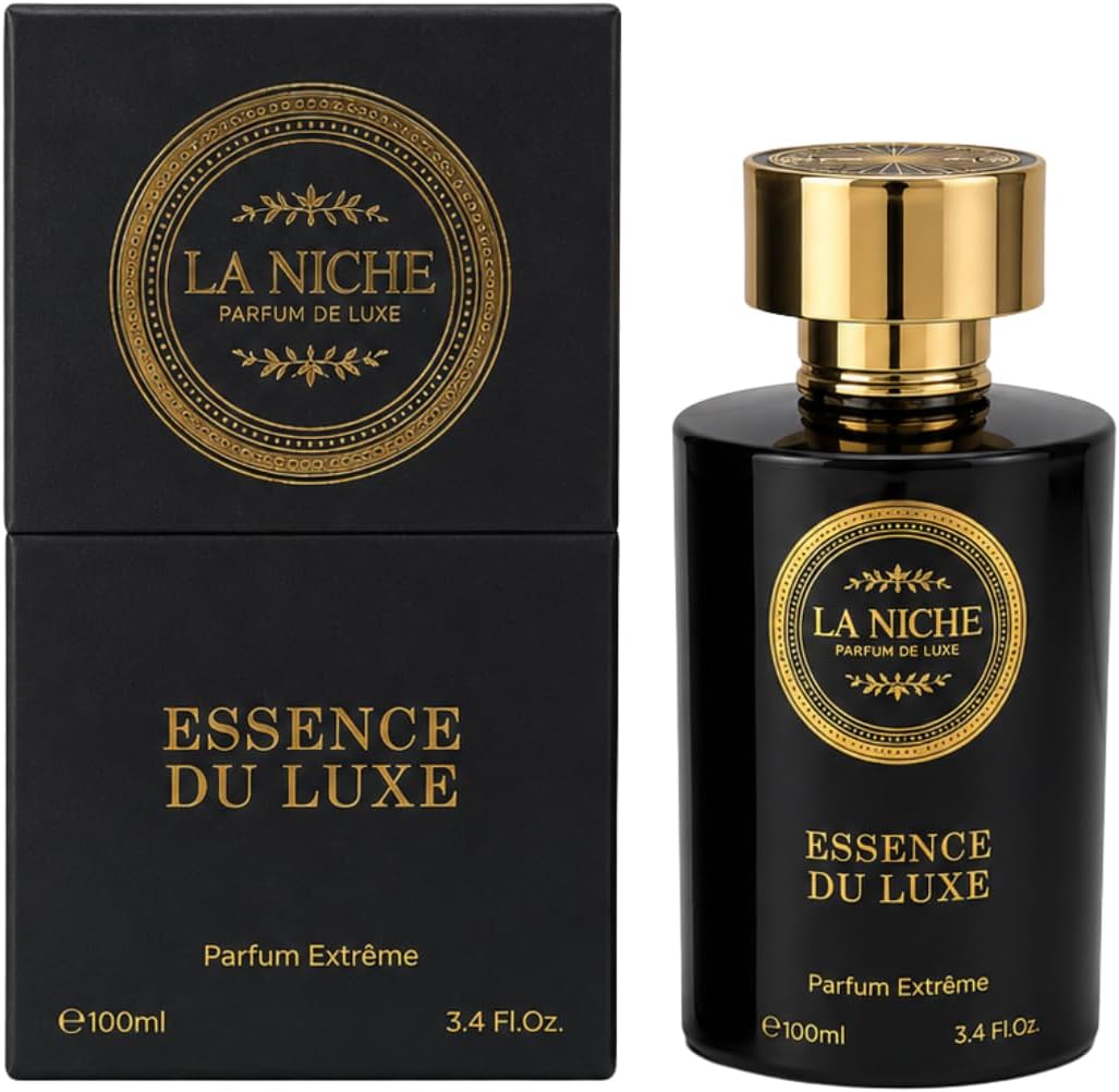 LA NICHE ESSENCE DU LUXE Eau de Parfum 100ml for Men – Premium Fresh Woody Fragrance, Elegant Long-Lasting Perfume Spray