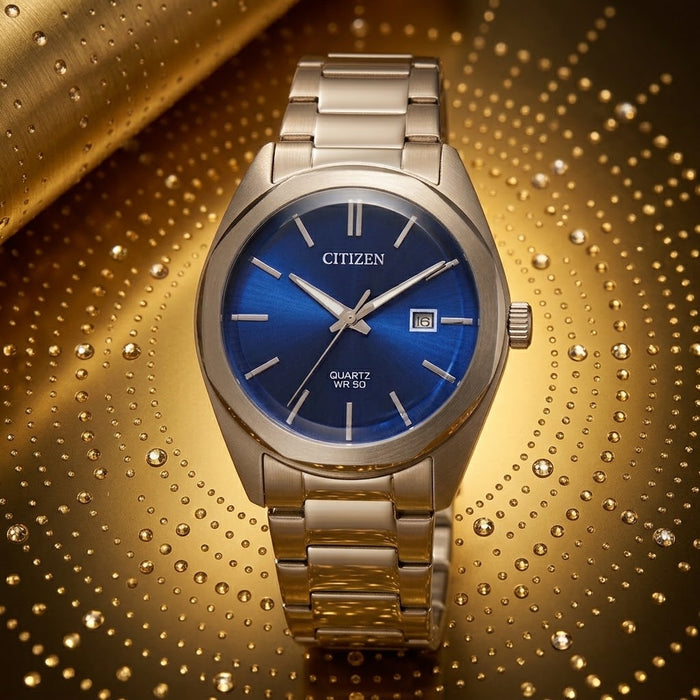 Citizen Analog Yellow Dial Men's Watch