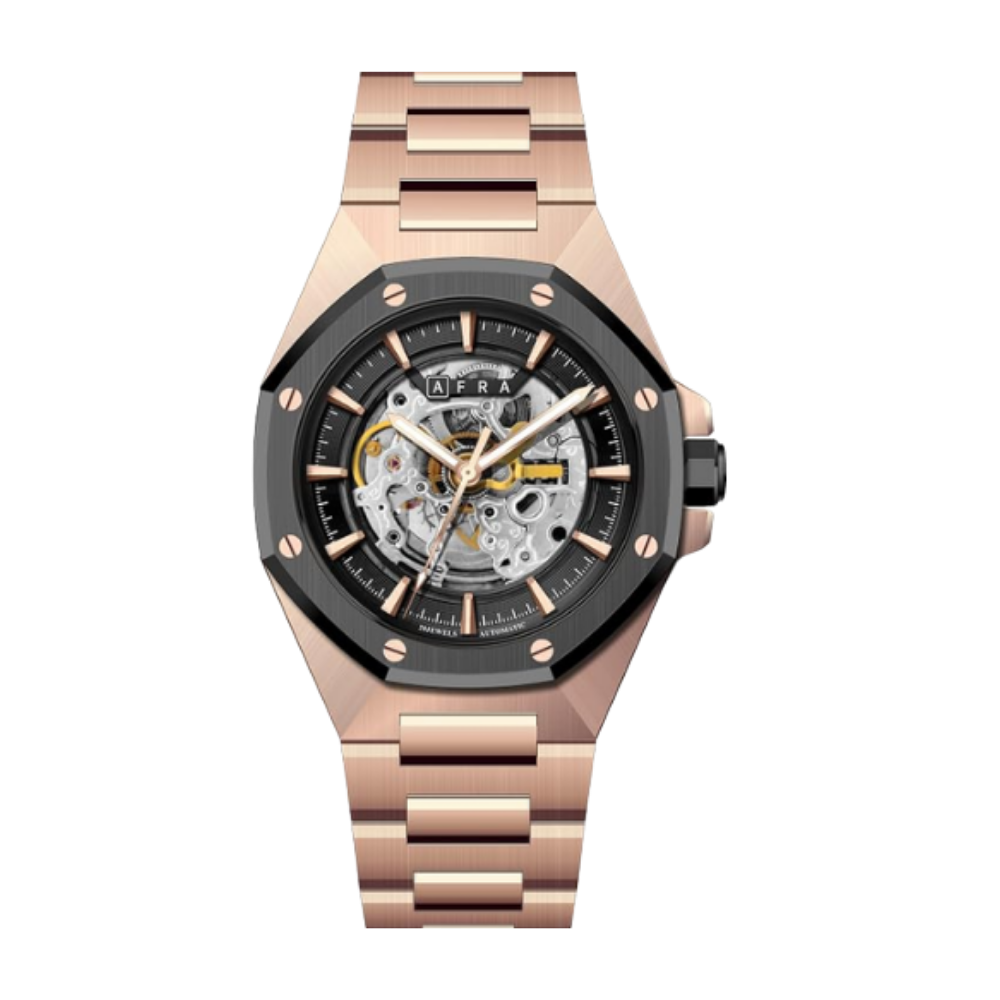 AFRA AF-43049RG Men's Stainless Steel Quartz Watch