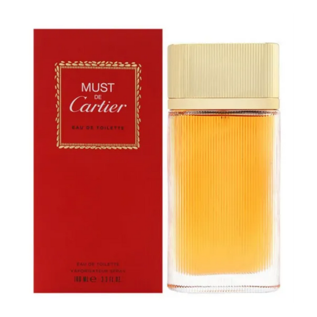 Cartier Must Eau de Toilette Spray for Women, 3.3 oz / 100 ml