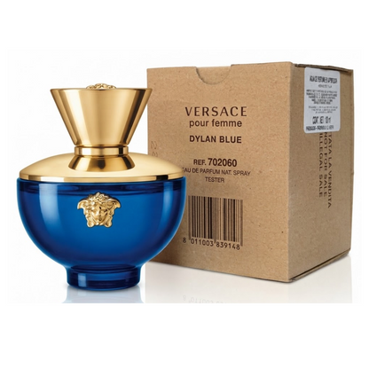 Versace Pour Femme Dylan Blue Eau de Parfum for Women 3.4 oz (100ml) Tester