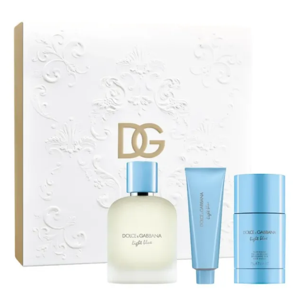 Dolce & Gabbana Light Blue Pour Homme Eau de Toilette Gift Set for Men