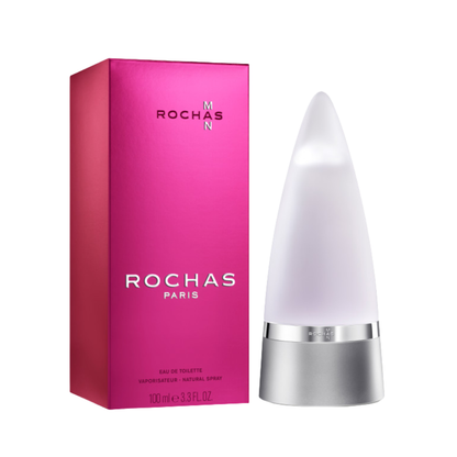 Rochas Man Eau de Toilette Spray for Men, 100ml