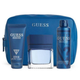 GUESS Seductive Blue Eau de Toilette Gift Set for Men, 100ml EDT + 100ml Shower Gel + 226ml Body Spray + Pouch