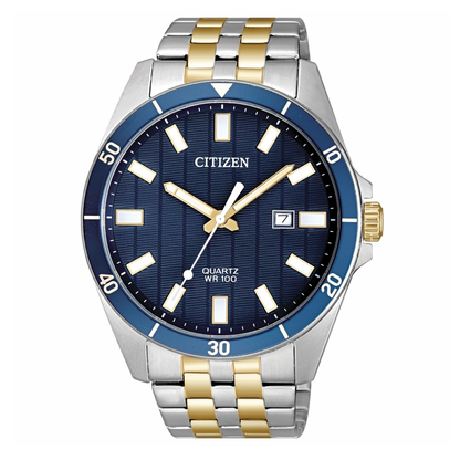 CITIZEN Men’s Quartz Watch Analog Display Stainless Steel Strap BI5054-53L Silver